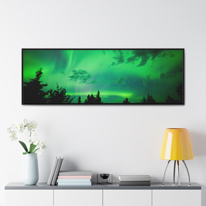 Northern Lights on Canvas Panoramic