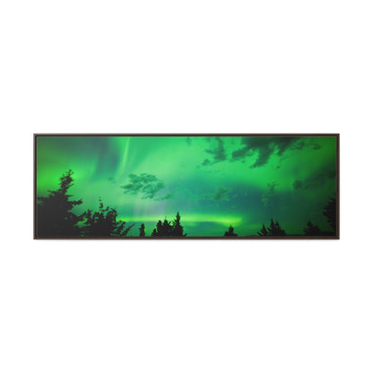 Northern Lights on Canvas Panoramic