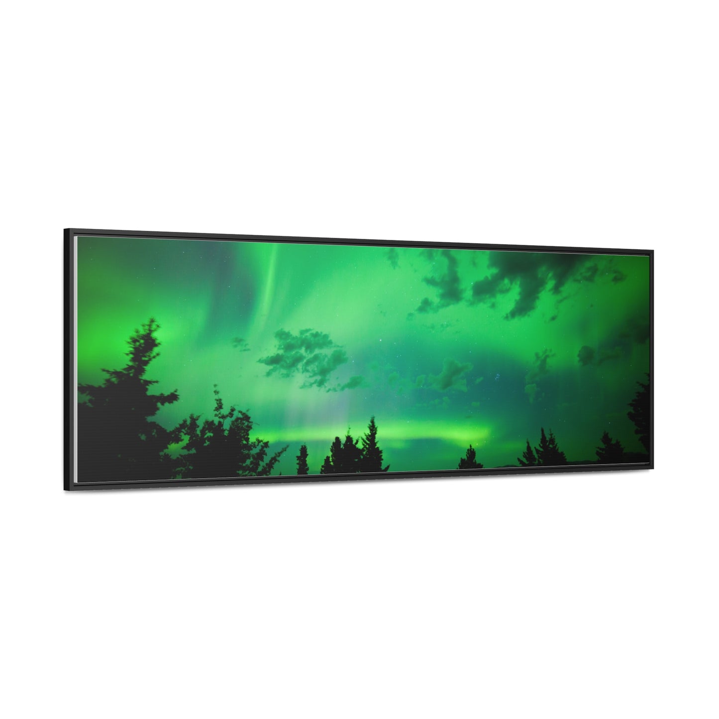 Northern Lights on Canvas Panoramic