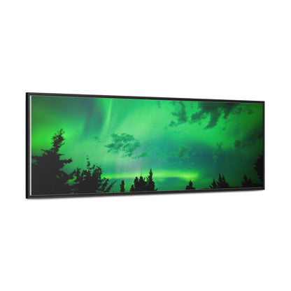 Northern Lights on Canvas Panoramic