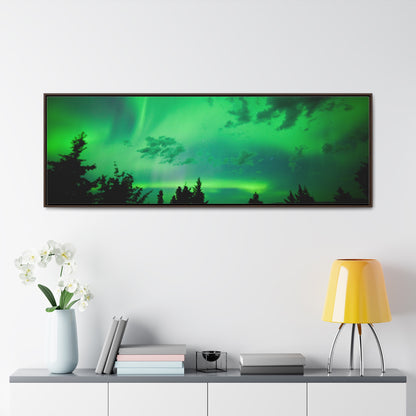 Northern Lights on Canvas Panoramic
