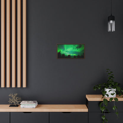 Northern Lights on Canvas Panoramic