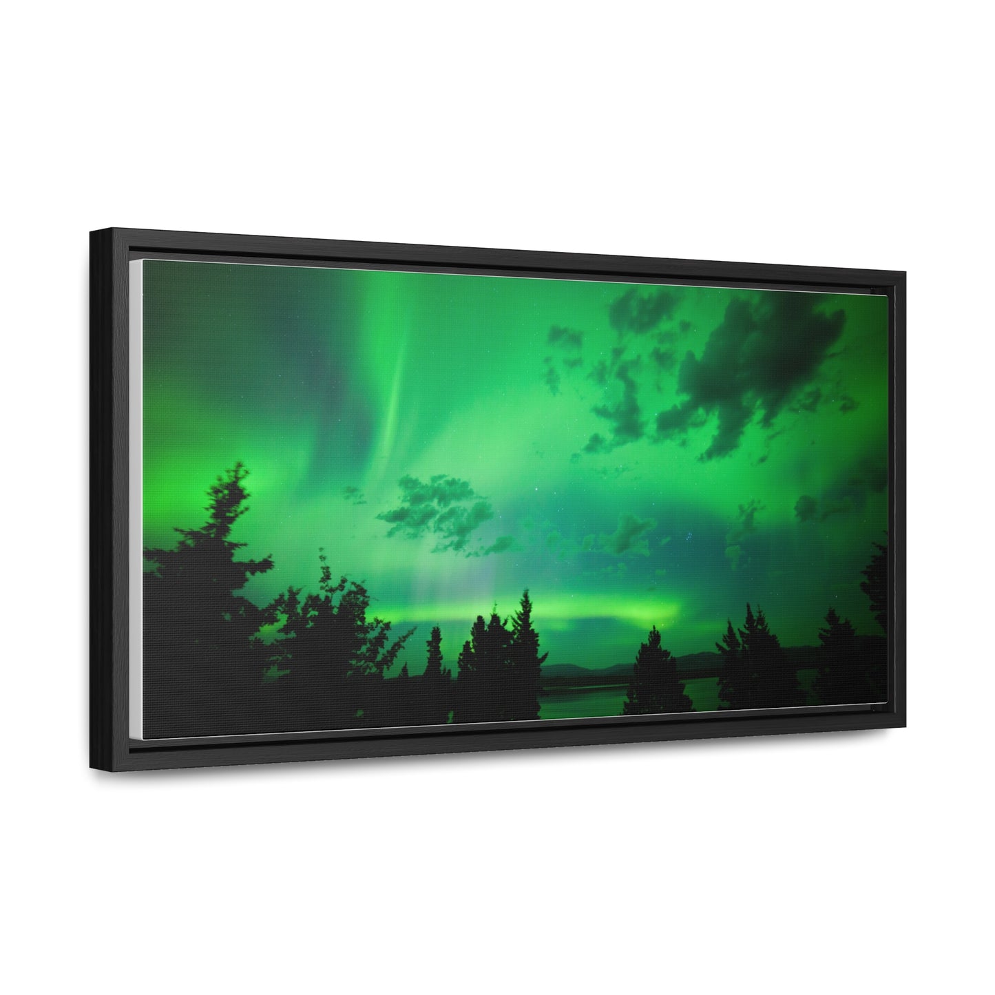 Northern Lights on Canvas Panoramic