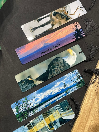WHOLESALE Double Sided Metal Bookmarks 2x8